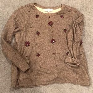 Loft embellished sweatshirt
